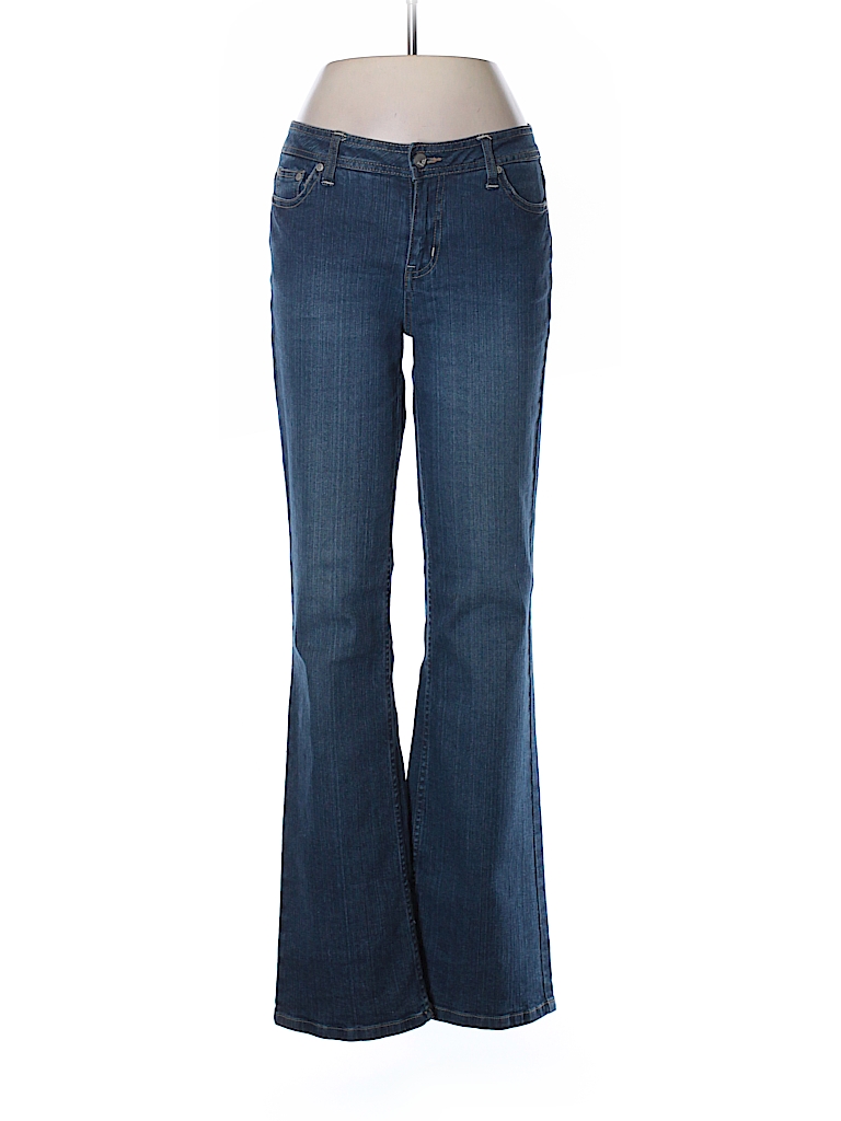 D.Jeans Solid Dark Blue Jeans Size 6 - 62% off | thredUP