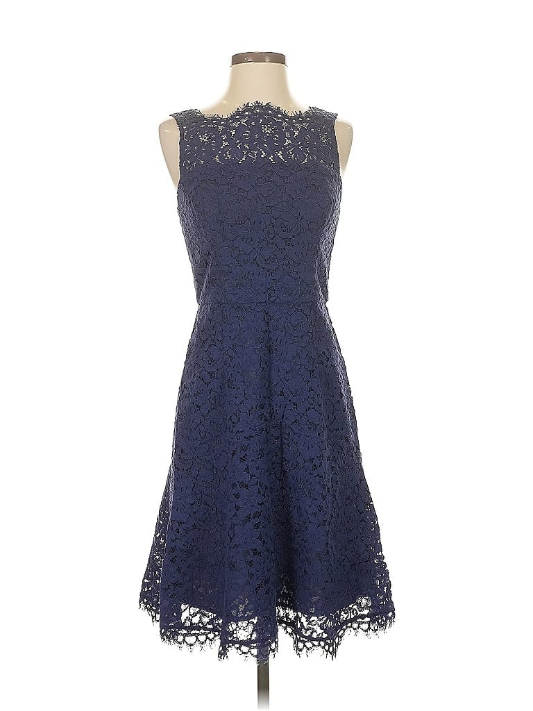 Pre-owned Shoshanna Cocktail Dress In Blue