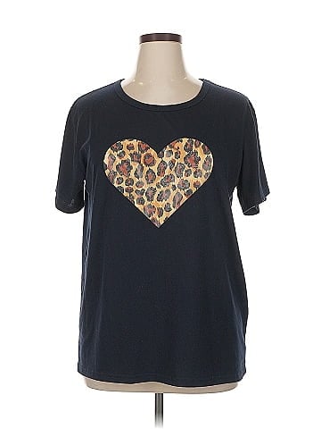 Shein Curve Short Sleeve T-Shirt (view 1)