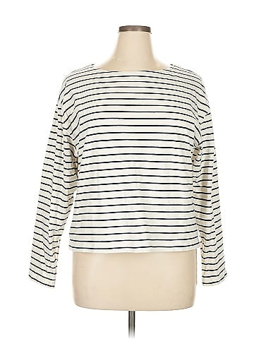 J.Crew Factory Store 3/4 Sleeve T-Shirt (view 1)