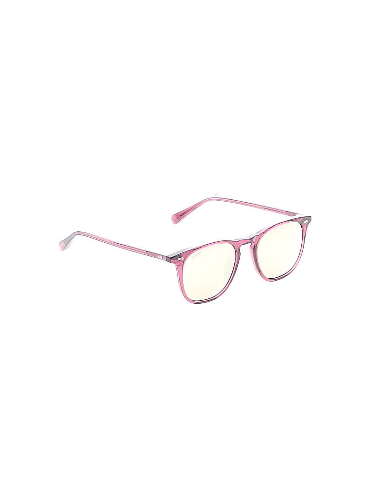 DIFF Pink Burgundy Sunglasses One size - photo 1