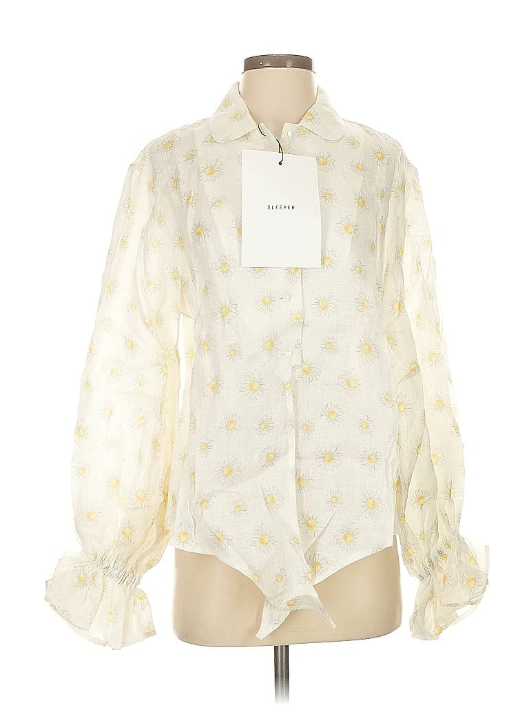 Sleeper Long Sleeve Blouse In Neutral