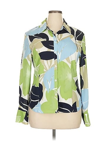 A Line Long Sleeve Blouse (view 1)