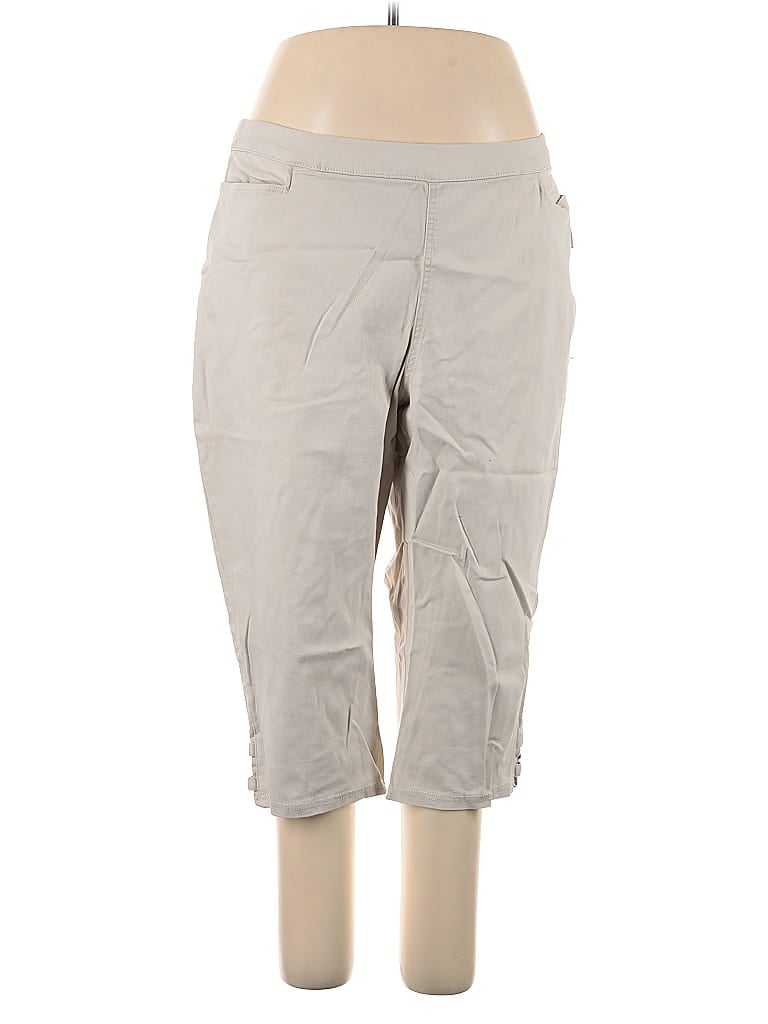 Click to view more detailed imagery on our partner's website Pre-owned Catherines Khaki Pant In Gray