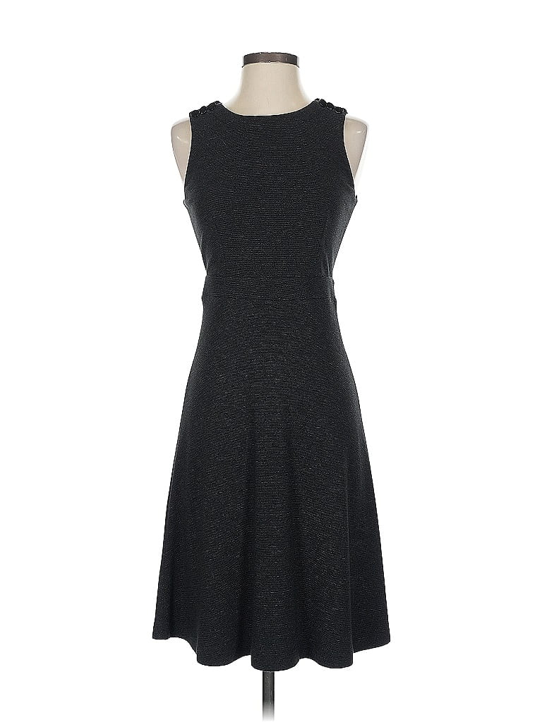 Pre-owned Ann Taylor Loft Casual Dress In Gray