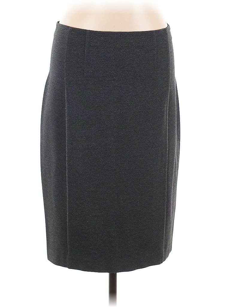 Pre-owned Ann Taylor Formal Skirt In Gray