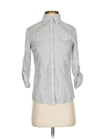 Delia's 3/4 Sleeve Button-Down Shirt (view 1)