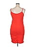 Shein Curve 100% Polyester Solid Orange Cocktail Dress Size 14 Plus (1) - photo 2