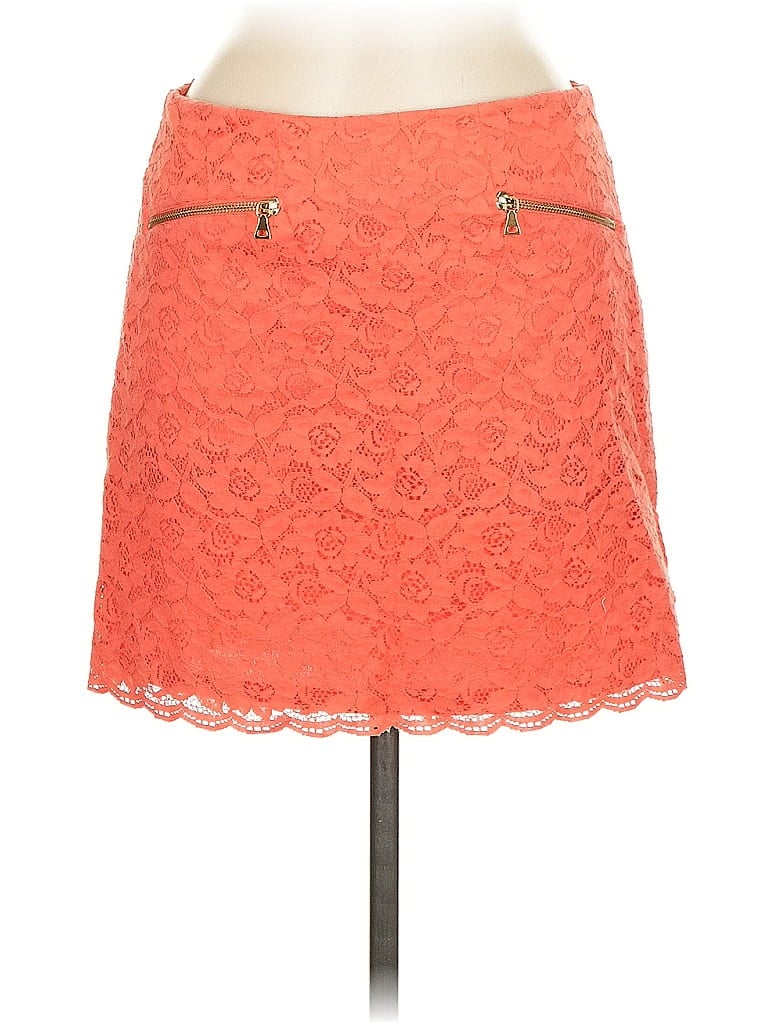 Pre-owned H&m Casual Skirt In Orange