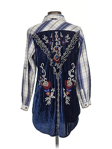 Kyla Seo Long Sleeve Button-Down Shirt (view 2)