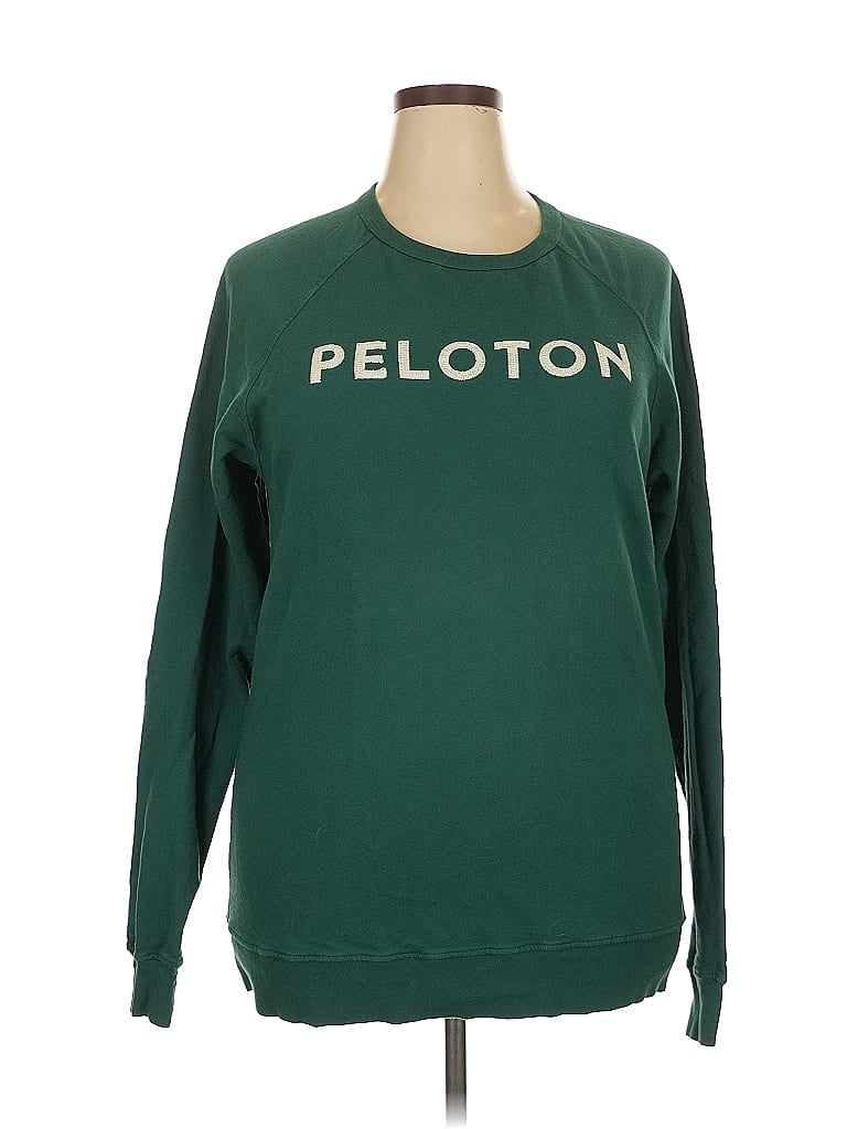 Click to view more detailed imagery on our partner's website Pre-owned Peloton Pullover Sweater In Green