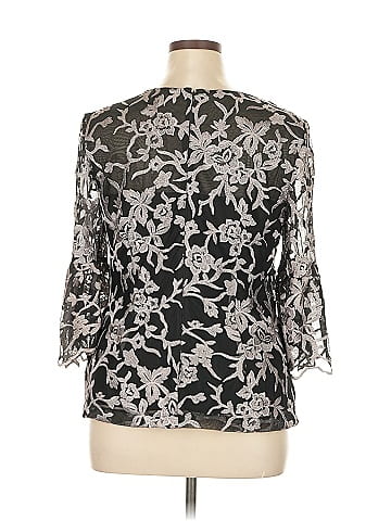 Alex Evenings 3/4 Sleeve Blouse (view 2)