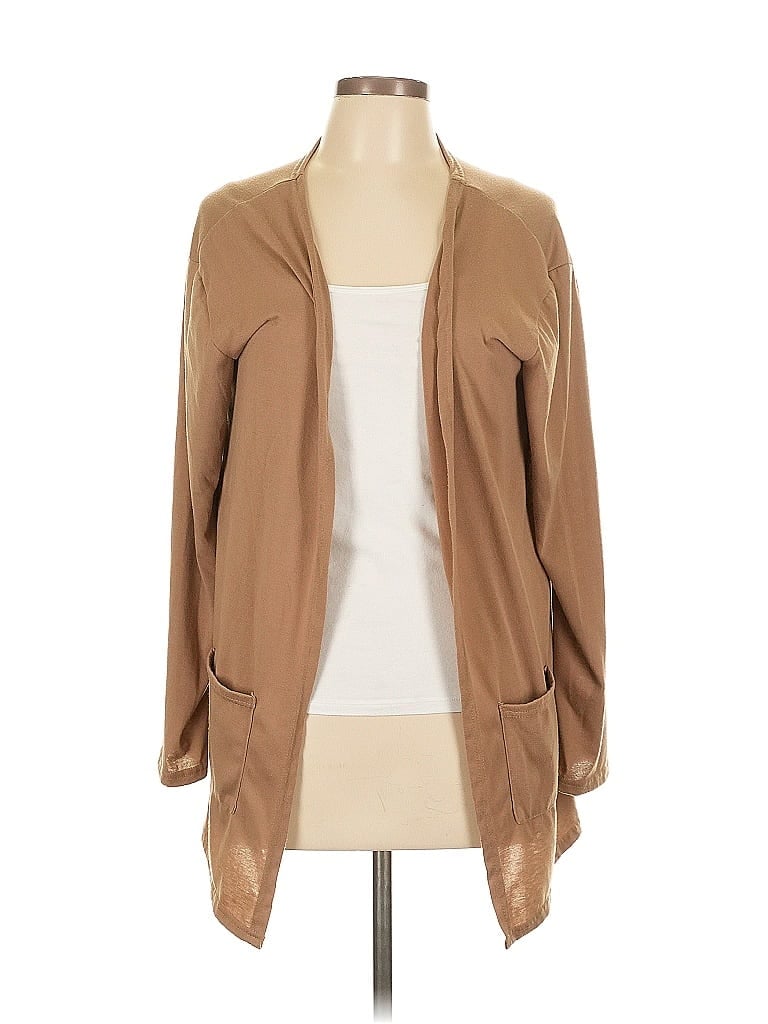 Pre-owned Unbranded Cardigan Sweater In Brown