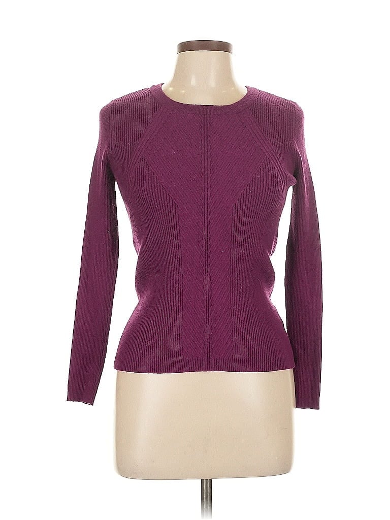 Pre-owned Nine West Pullover Sweater In Purple