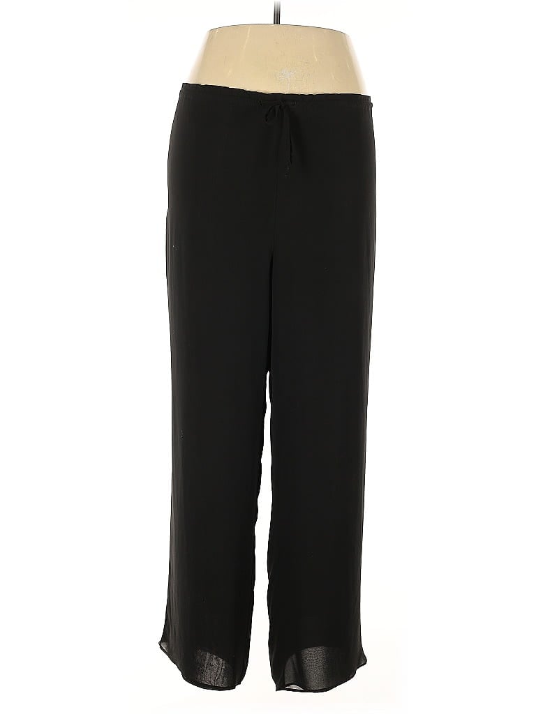 Elements exclusively Spiegel 100% Polyester Solid Black Dress Pants Size L - photo 1