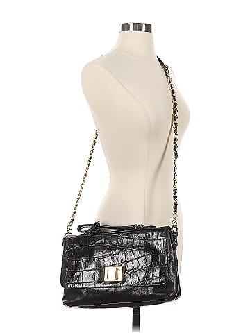 Badgley Mischka Leather Satchel (view 2)
