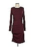 Sundry Solid Burgundy Casual Dress Size M - photo 1