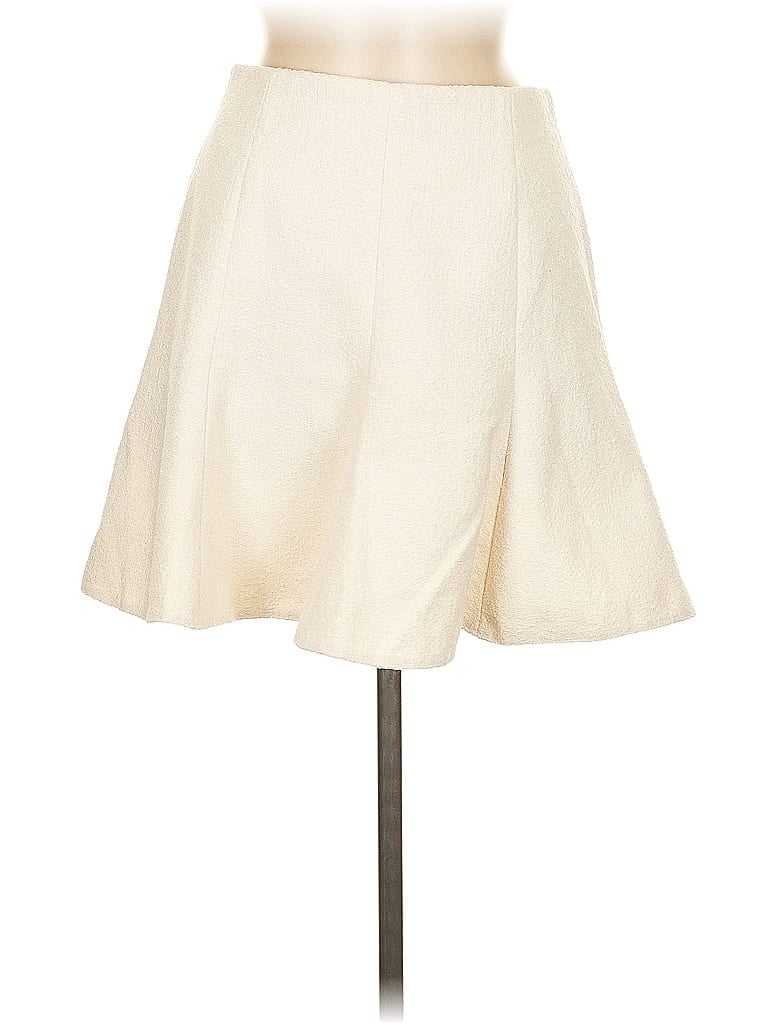 Pre-owned H&m Formal Skirt In White