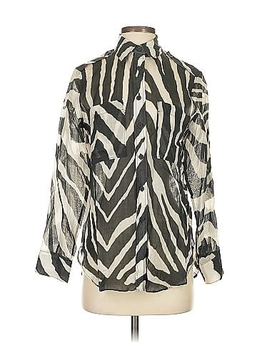 Massimo Dutti Long Sleeve Blouse (view 1)
