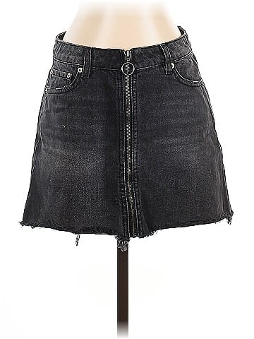 We the Free Denim Skirt (view 1)