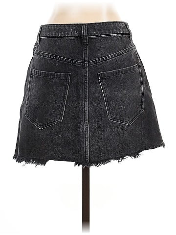 We the Free Denim Skirt (view 2)