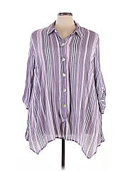 Catherines 3/4 Sleeve Button Down Shirt