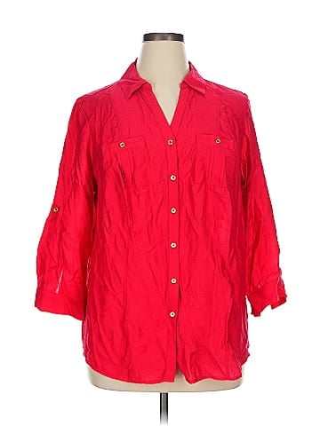 db established 1962 3/4 Sleeve Button-Down Shirt (view 1)