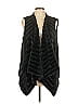 G by Giuliana Rancic 100% Polyester Black Faux Fur Vest Size L - photo 1