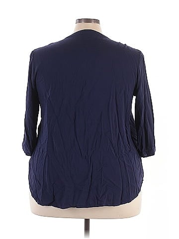 Woman Within 3/4 Sleeve Blouse (view 2)