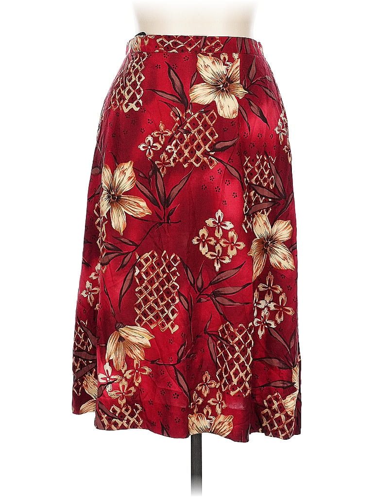 Pre-owned Scarlett Casual Skirt In Burgundy