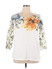 Zenergy By Chico's 3/4 Sleeve T Shirt
