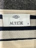 Allude 100% Virgin Wool Stripes Ivory Wool Pullover Sweater Size M - photo 6