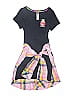 Justice 100% Cotton Graphic Blue Gray Dress Size 7 (big kids) - photo 1