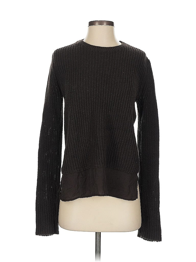 Pre-owned Acrobat Silk Pullover Sweater In Black