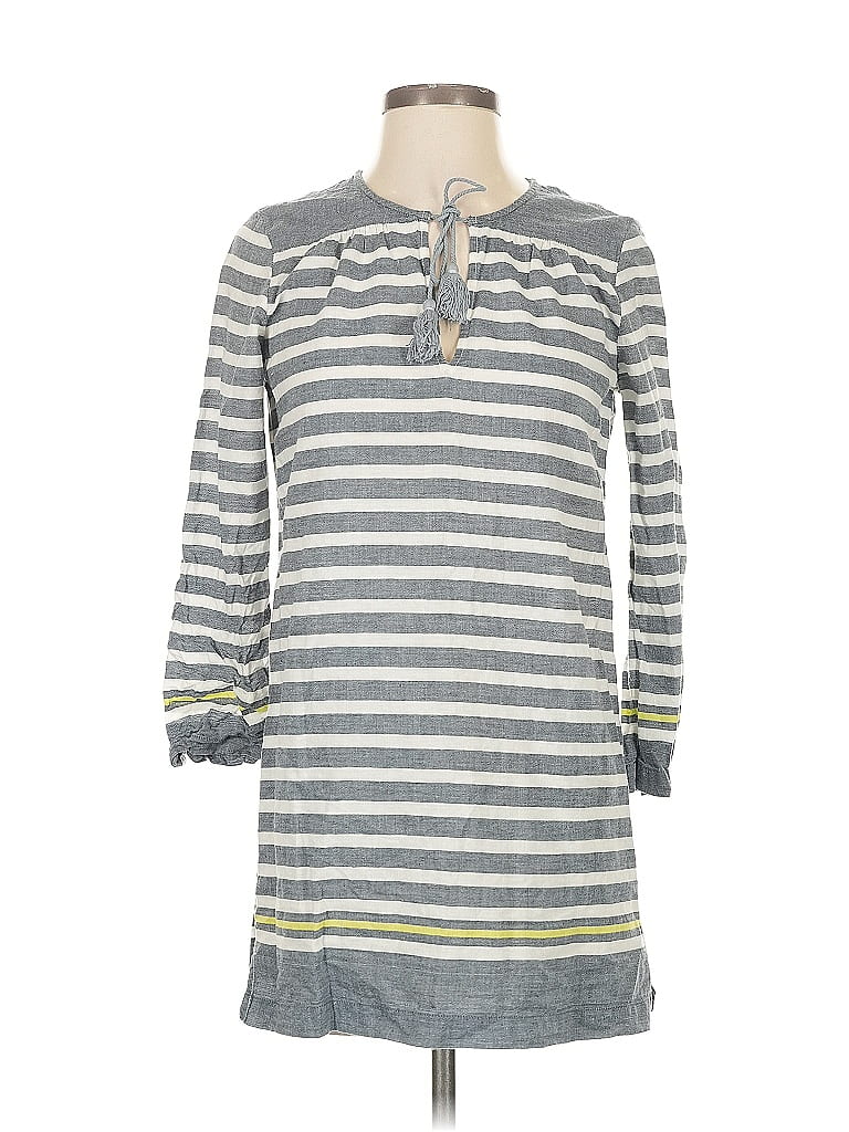 Pre-owned Soft Joie 3/4 Sleeve Top Gray Keyhole Neckline Tops