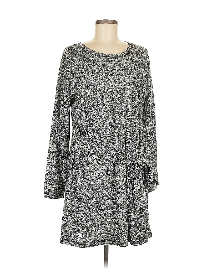Pre-owned Cable & Gauge Casual Dress In Gray