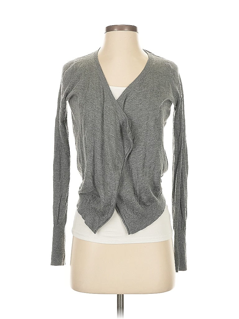 Pre-owned Express Cardigan Sweater In Gray