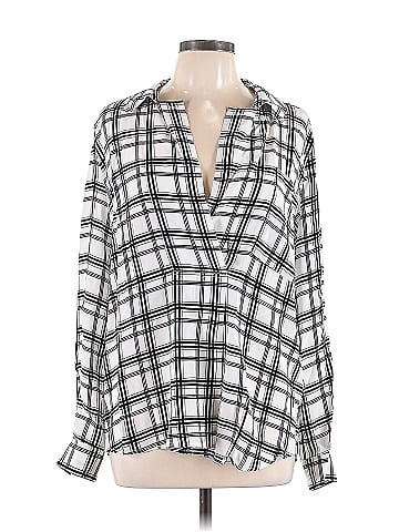 Marissa Webb Long Sleeve Silk Top (view 1)