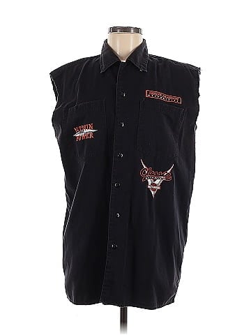 Harley Davidson Sleeveless Button-Down Shirt (view 1)