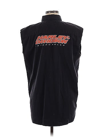 Harley Davidson Sleeveless Button-Down Shirt (view 2)