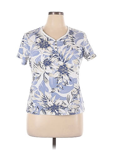 Karen Scott Sport Short Sleeve Henley (view 1)