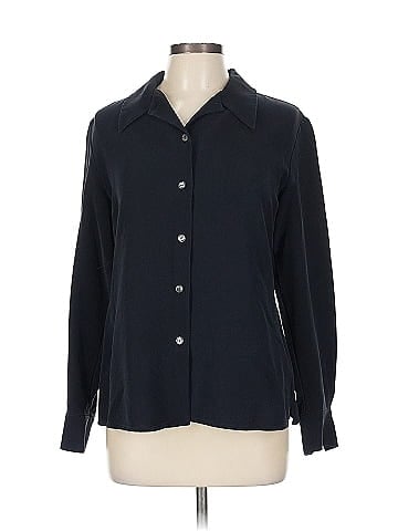 Talora Long Sleeve Silk Top (view 1)