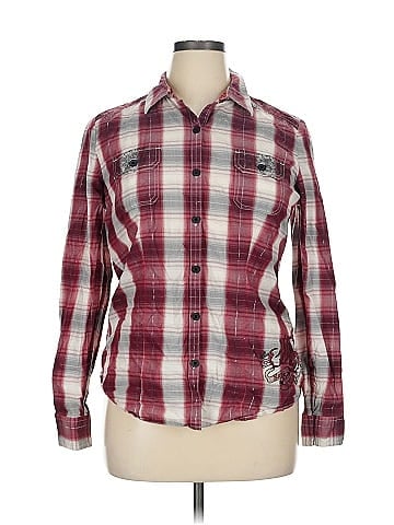 Harley Davidson Long Sleeve Button-Down Shirt (view 1)