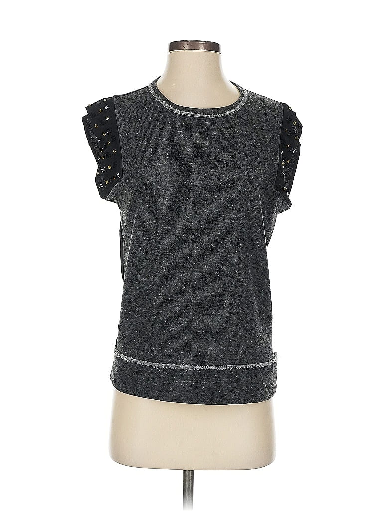 Pre-owned Go Make Noise Sweater Vest In Gray