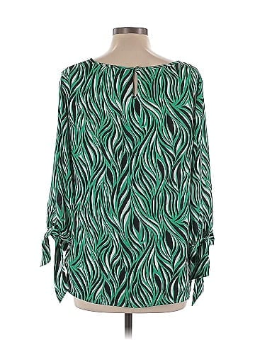 Black Label by Evan Picone 3/4 Sleeve Blouse (view 2)