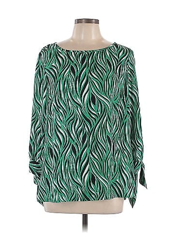 Black Label by Evan Picone 3/4 Sleeve Blouse (view 1)