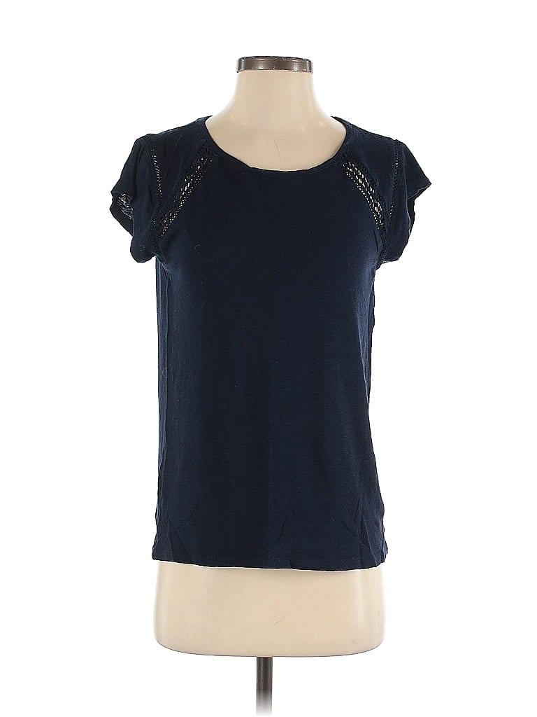 Ann Taylor LOFT Blue Short Sleeve Top Size S - photo 1