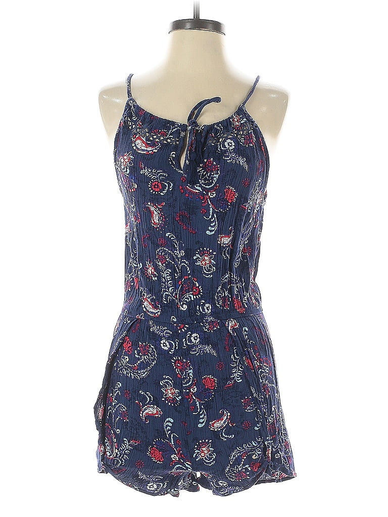 Pre-owned Mudd Romper In Blue