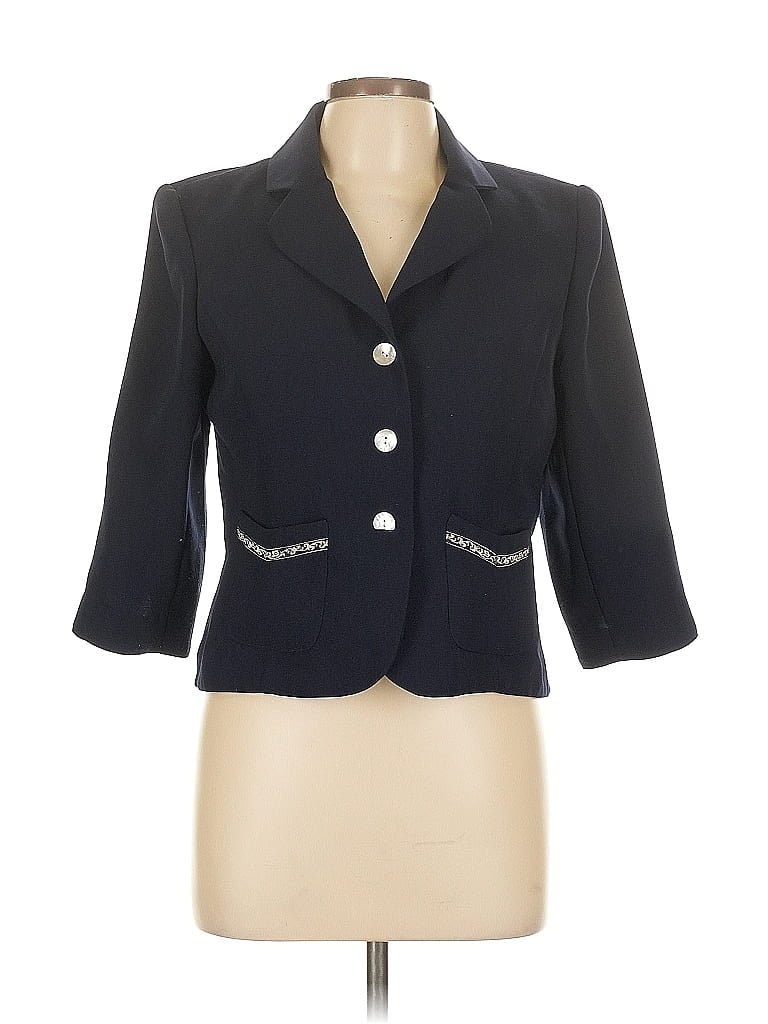 Pre-owned Studio I Blazer Jacket In Blue