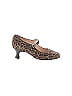 Anyi Lu Animal Print Brown Tan Heels Size EU 40 - photo 1